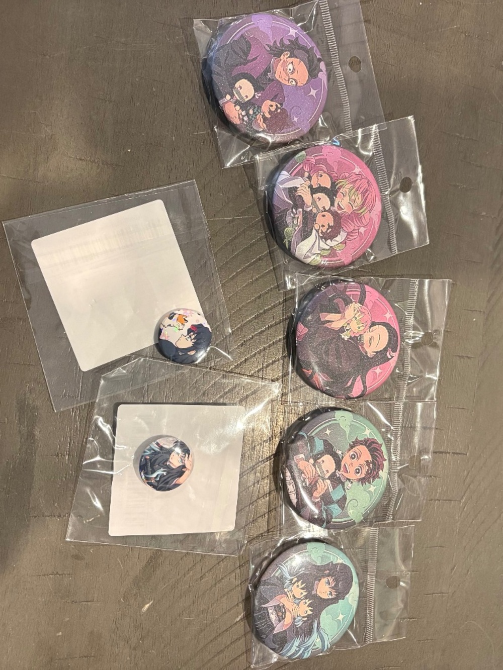 Demon slayer pins
